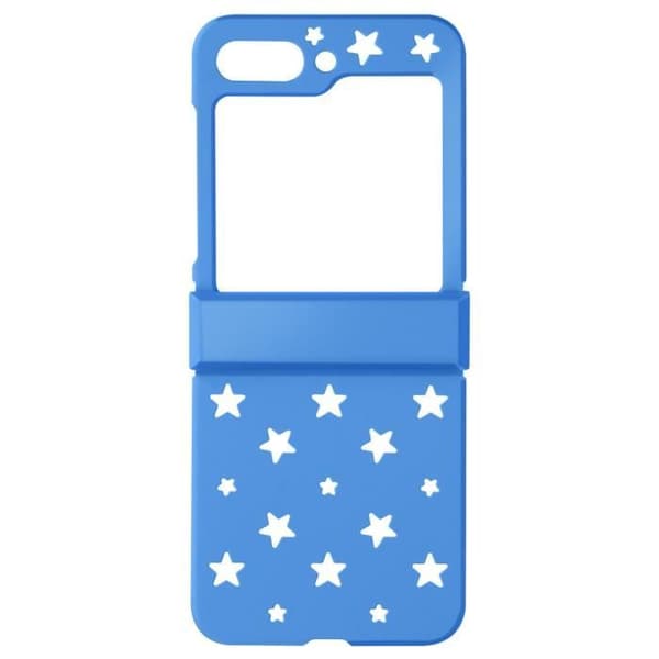 Coque för Samsung Galaxy Z Flip 5 - AVIZAR - Star Case - Hård - Stjärnmönster - Blå