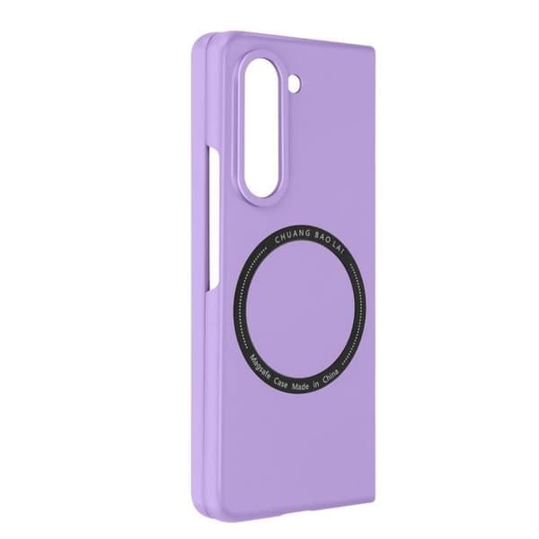 MagSafe Fodral för Samsung Galaxy Z Fold 5 Rigid Slim Design Lila
