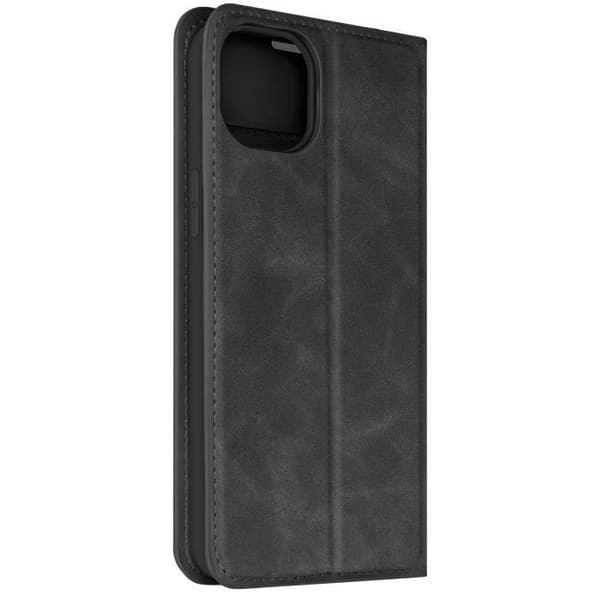 Fodral till iPhone 15 Plus Plånboksfunktion Plånboksställ Svart