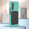 Miniatyrbild 3 av 4: MagSafe Fodral till Samsung Galaxy Z Fold 5 - AVIZAR - Hårt - Minimalistisk design - Upphöjda kanter - Blå