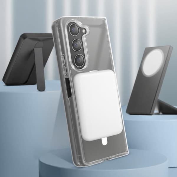 Hårdskal - AVIZAR - Crystal Mag - Kompatibel med MagSafe - Transparent - Samsung Galaxy Z Fold 5