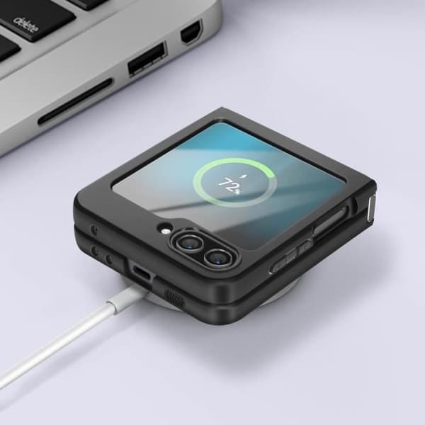 MagSafe Fodral till Samsung Z Flip 5 - Dux Ducis - Integrerad skärmfilm - Svart