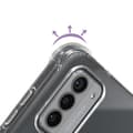 Miniatyrbild 3 av 4: Stötsäker Skal - IMAK - Nokia G42 5G - Mjuk Silikongel - Förstärkta Hörn - Transparent