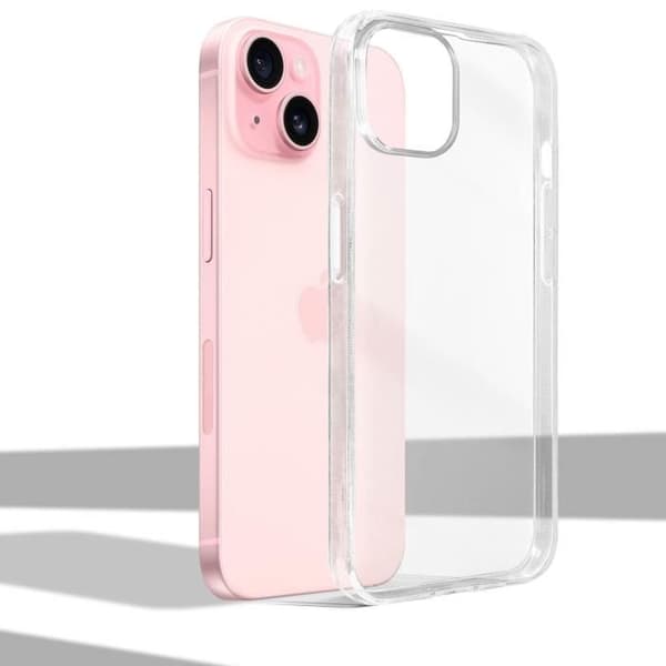 Fodral till iPhone 15 Plus - AVIZAR - Pureflex - Mjuk - Anti-gulning mikroprickar textur