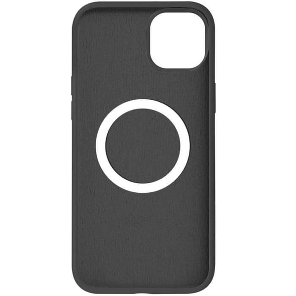 Skyddsskal - AVIZAR - iPhone 15 Plus - Silikon med mjuk yta - Svart - Inbyggd MagSafe