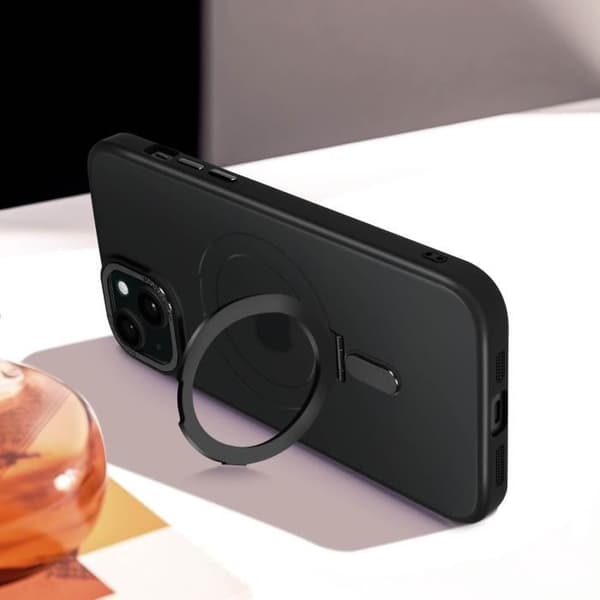 Coque - AVIZAR - iPhone 15 Plus - MagSafe - Silikon Gel - Stödring