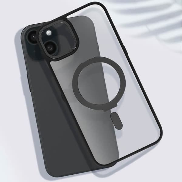 Coque - AVIZAR - iPhone 15 Plus - MagSafe - Silikon Gel - Stödring