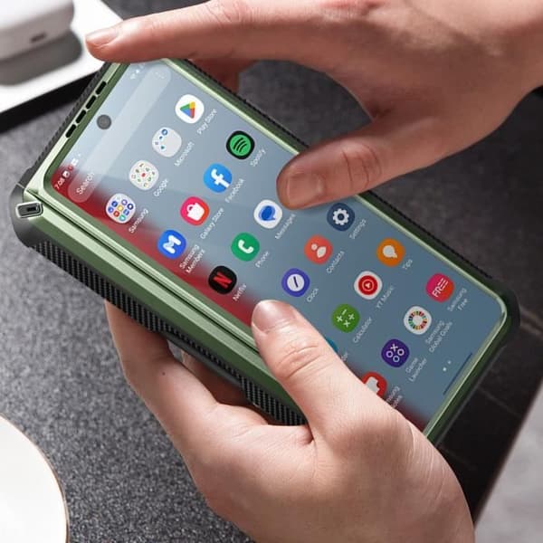 Fodral till Samsung Z Fold 5 Multilayer Unicorn Beetle Pro Supcase Armygrön