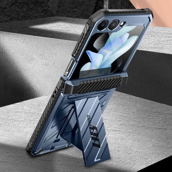 Fodral till Samsung Galaxy Z Flip 5 Multi-Layer Unicorn Beetle Pro Supcase Blue