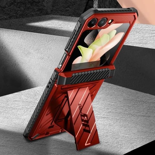 Fodral till Samsung Galaxy Z Flip 5 Multi-Layer Unicorn Beetle Pro Supcase Röd