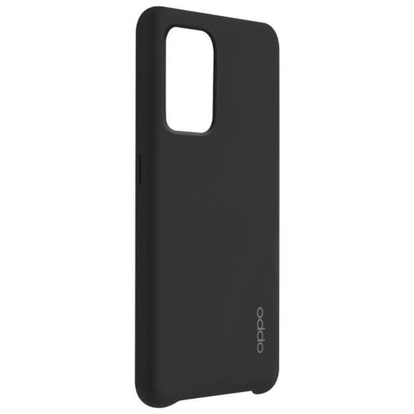 Coque - OPPO - A94 5G - Rigid Silikon Soft Touch - Svart - Skydd mot stötar och repor
