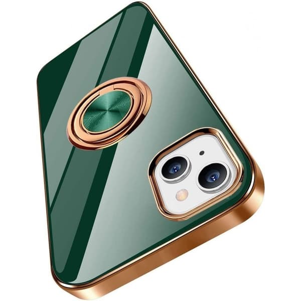 iPhone 15 Elegant og støtsikker veske med ringholder Flawless
