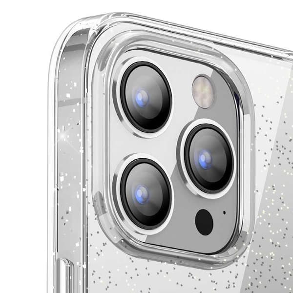 Glitrende MagSafe Cover iPhone 15 - Gennemsigtig