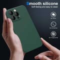 Miniatyrbillede 3 af 8: iPhone 14 Pro Gummieret matgrøn skalvæske - grøn