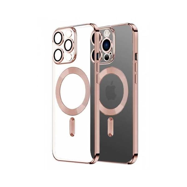 Stöttåligt MagSafe Kompatibelt Skal iPhone 11 Pro Max - Rosenguld