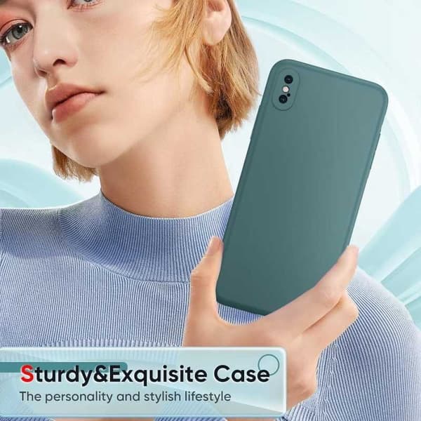iPhone XS Max Gummieret matgrøn skalvæske - grøn