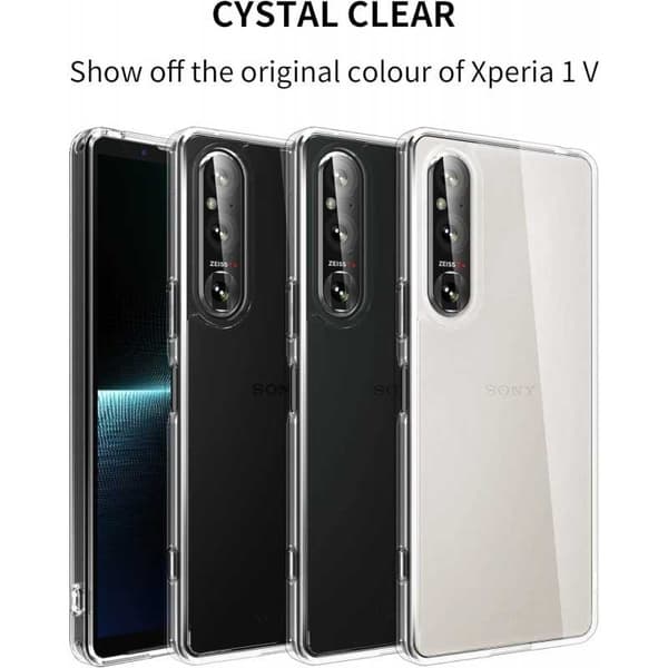 Xperia 1 V iskuja vaimentava silikonikotelo Simple