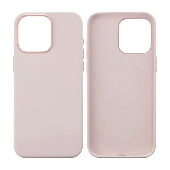 iPhone 15 Pro Max Silikonskal med MagSafe – Rosa