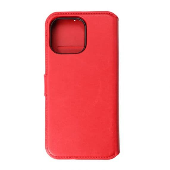iPhone 15 Pro Max Plånboksfodral med Magnet – Röd
