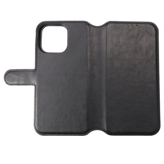 iPhone 15 Pro Max Plånboksfodral med Magnet – Svart
