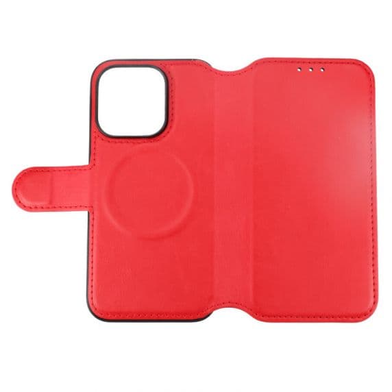 iPhone 15 Pro Plånboksfodral med Magsafe RV – Röd