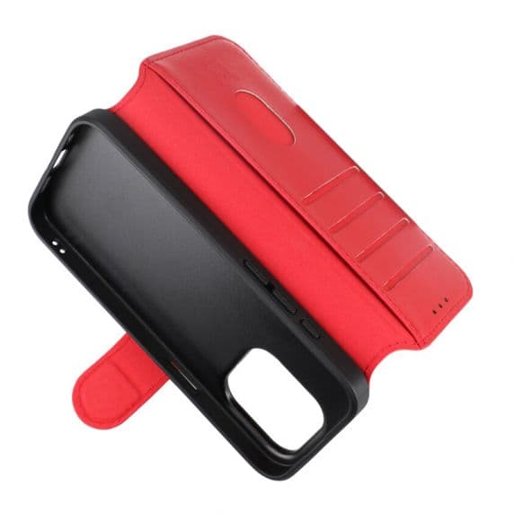 iPhone 15 Pro Plånboksfodral med Magsafe RV – Röd