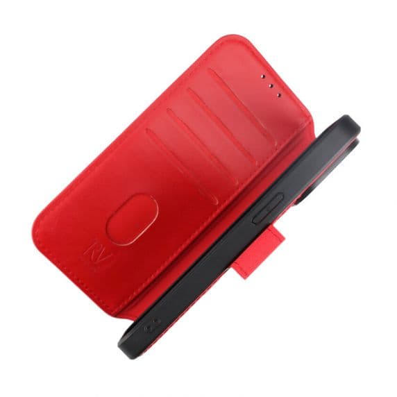 iPhone 15 Pro Plånboksfodral med Magsafe RV – Röd