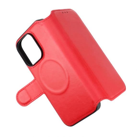 iPhone 15 Pro Plånboksfodral med Magsafe RV – Röd