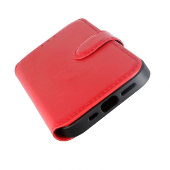 iPhone 15 Pro Plånboksfodral med Magsafe RV – Röd