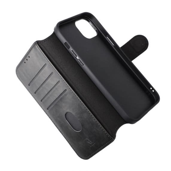 iPhone 15 Plus Plånboksfodral med Magsafe – Svart
