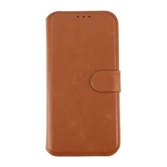 iPhone 15 Plus Plånboksfodral med Magnet – Brun