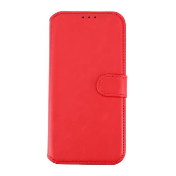 iPhone 15 Plus Plånboksfodral med Magnet – Röd