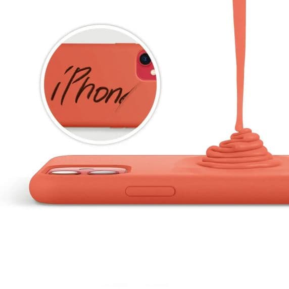 iPhone 11 Silikonskal Premium RV – Rosa