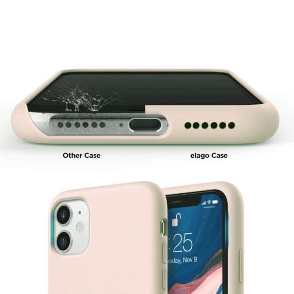 iPhone 11 Silikonskal Premium RV – Beige