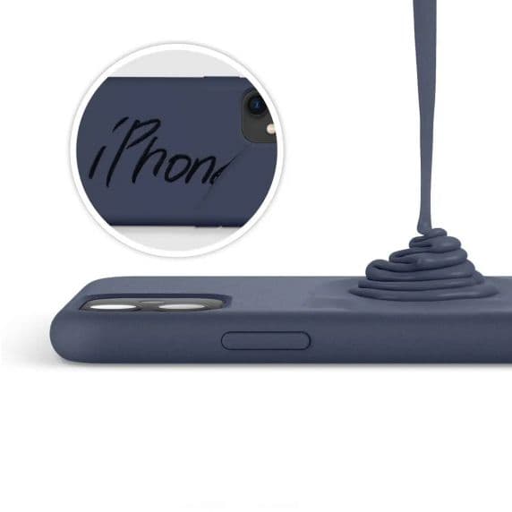 iPhone 11 Silikonskal Premium RV – Blå