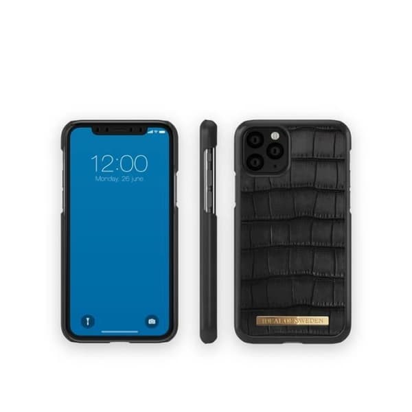 Coque - iDeal Of Sweden - Capri-fodral - Svart - Krokodil - Lyxig