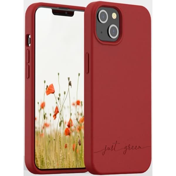 Coque - Just Green - iPhone 13 - Röd - Nedbrytbar - Mjuk