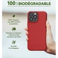 Miniatyrbild 2 av 3: Rött biologiskt nedbrytbart skal för iPhone 13 Pro Max Just Green