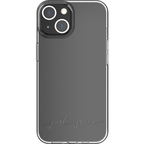 Transparent iPhone 14 Infinia-fodral - 100 % återvunnen plast GRS-certifierad Just Green