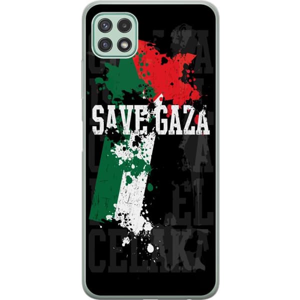 Samsung Galaxy A22 5G Gennemsigtig cover Fri Palæstina