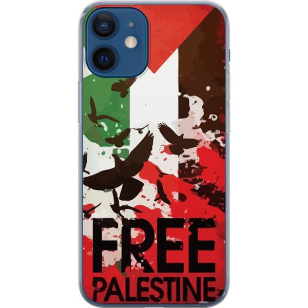 Apple iPhone 12  Genomskinligt Skal Free Palestine