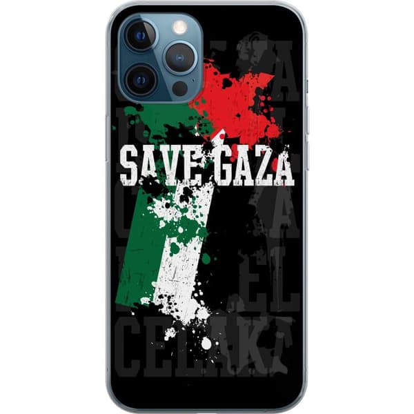 Apple iPhone 12 Pro Gennemsigtig cover Fri Palæstina