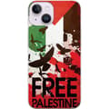 Miniatyrbillede 1 af 3: Apple iPhone 14 Gennemsigtig cover Fri Palæstina
