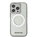 Miniatyrbillede 3 af 8: Mercedes Benz iPhone 15 Pro Cover Rhombus Pattern MagSafe AMG Transparent