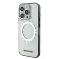 Miniatyrbillede 2 af 8: Mercedes Benz iPhone 15 Pro Cover Rhombus Pattern MagSafe AMG Transparent