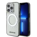 Miniatyrbillede 1 af 8: Mercedes Benz iPhone 15 Pro Cover Rhombus Pattern MagSafe AMG Transparent