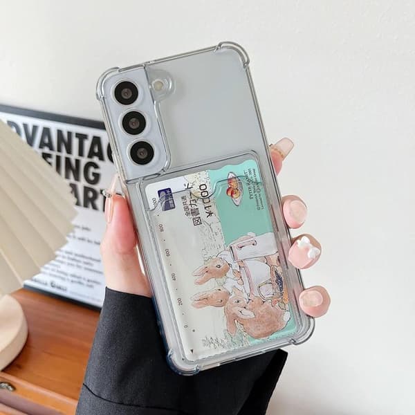 Stöttåligt Skal med Kortfack Samsung S23 FE