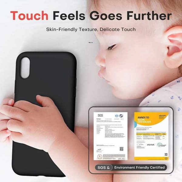 3in1 Gummibelagt Stilrent Skal iPhone XR - Svart