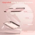 Miniatyrbillede 6 af 11: Gummibelagt stilfuldt cover 3in1 iPhone 15 Pro Max - Pink