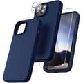 Pikkukuva 1 / 11: Kuminen tyylikäs suojakuori 3in1 iPhone 13 Mini - sininen